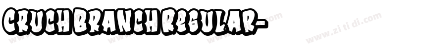 Cruch Branch Regular字体转换